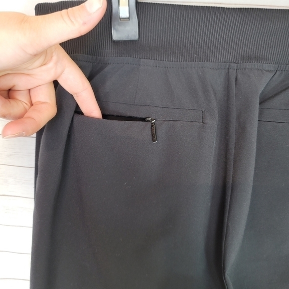 Athleta Stella Shale Ankle  Stretch Trouser Pants in Black, sz 4 - Picture 6 of 12